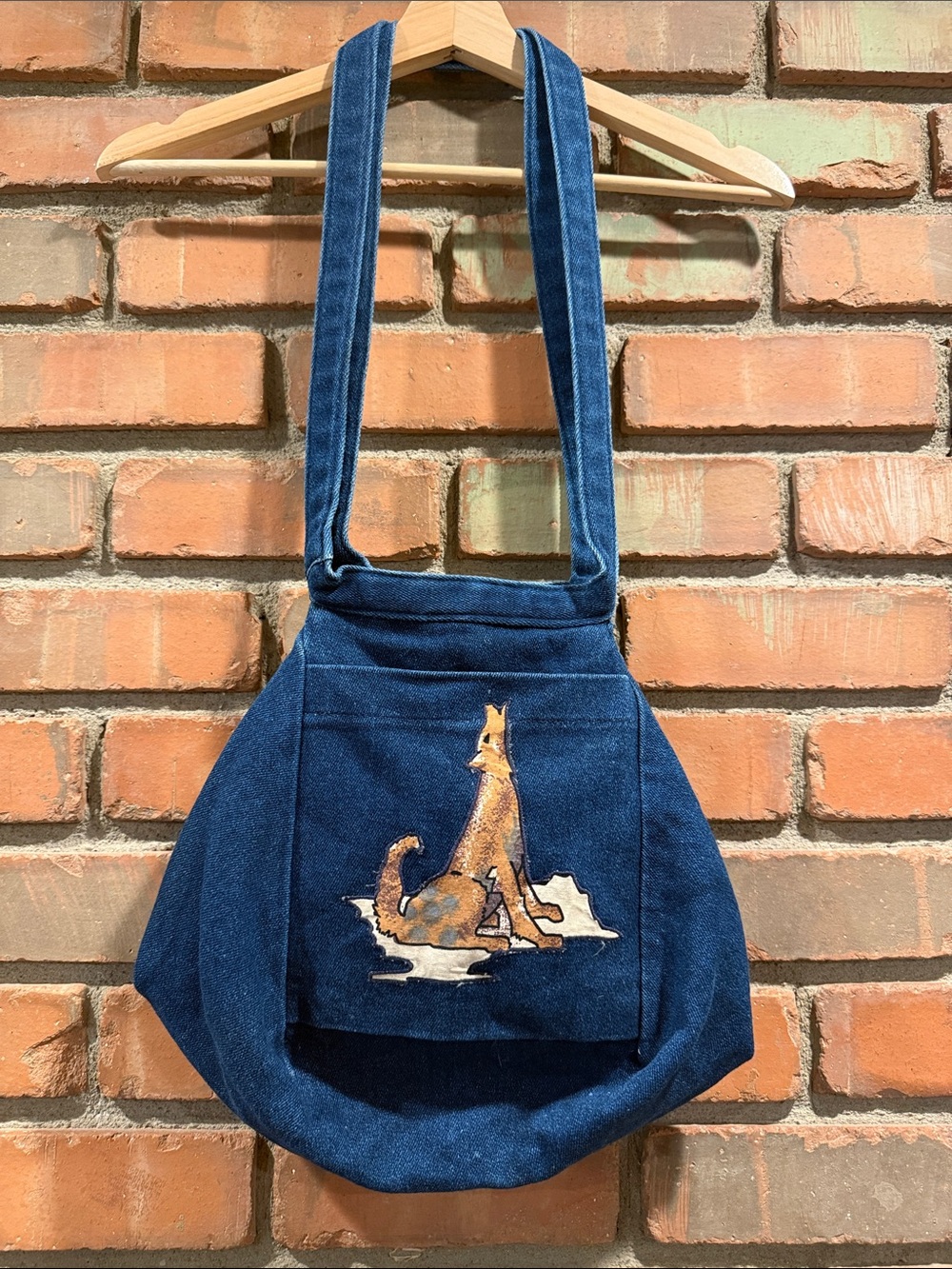 Denim handmade Shoulder Bag - Unbranded